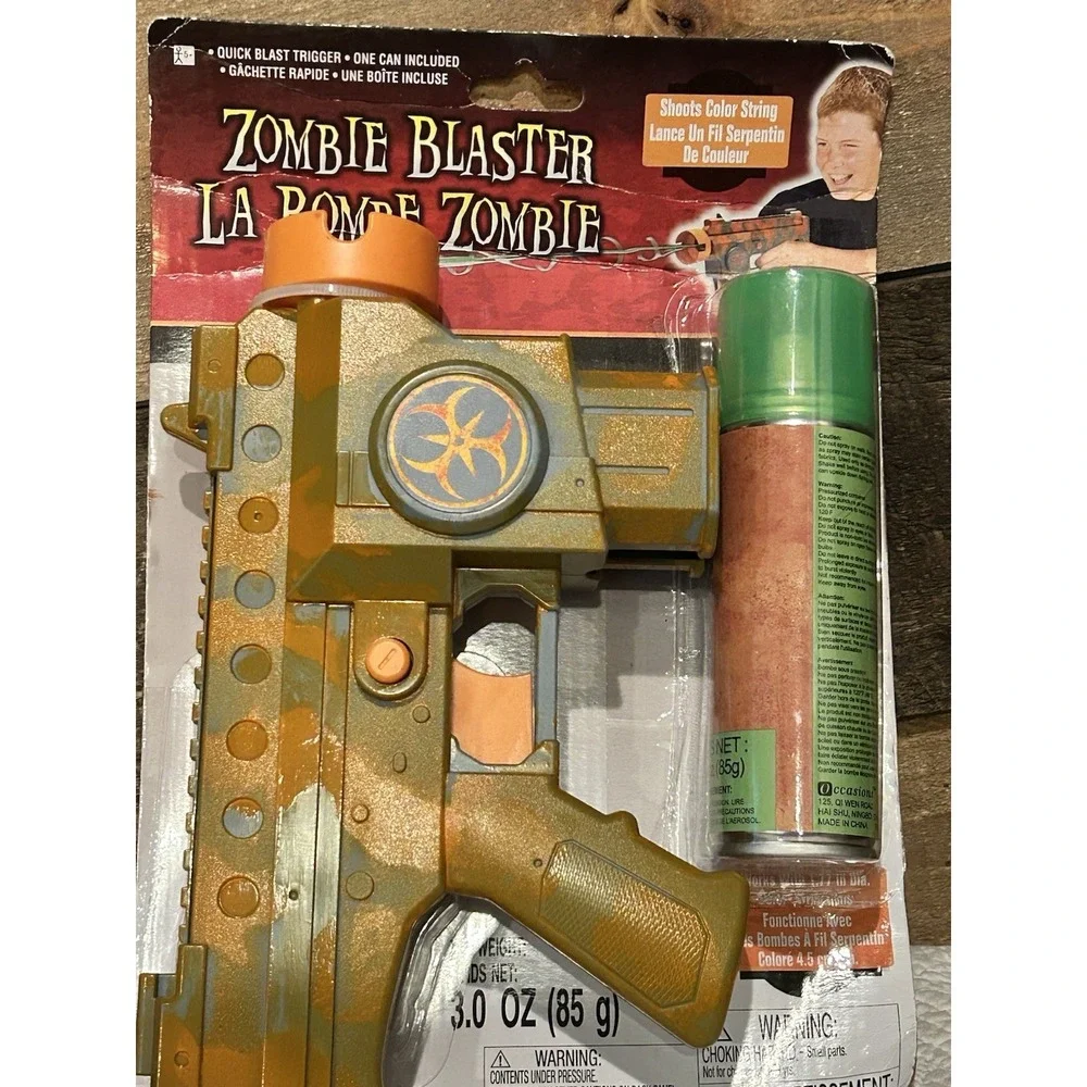 Zombie Silly‎ String Blaster Toy New In Package